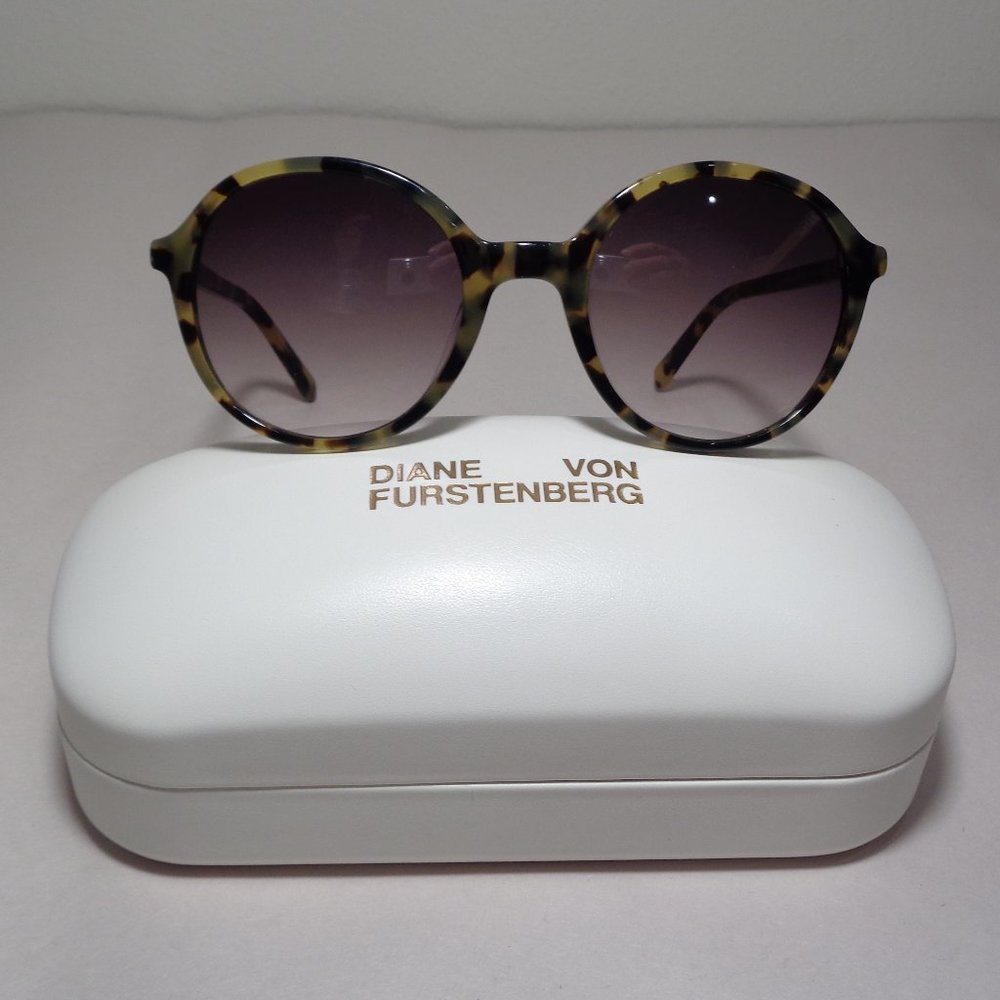 Diane von Furstenberg MACIEE Tokyo Tortoise New Sunglasses
